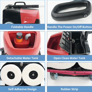 Ferramenta esperta comercial portátil automática da limpeza do assoalho do purificador Handheld do assoalho do lítio <span class=keywords><strong>a</strong></span> pilhas - Product Image 6