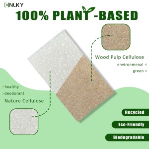 Éponge à vaisselle biodégradable en fibre de coco naturelle, durable, non-abrasive, pour le nettoyage de la cuisine - Product Image 4