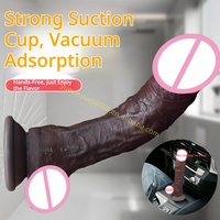 Juguete Sexual de Silicona Líquida de Grado Profesional, Ligero y Flexible, Simulación Humana 1:1, Dildo Realista de Silicona para Adultos