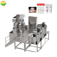 Mélangeur émulsifiant sous vide à levage hydraulique pour la production de crème, de lotion et de shampoing