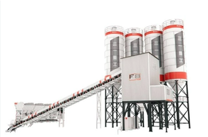 सीमेंट स्थिर 240 मीटर/एच कंक्रीट बैच संयंत्र विनिर्माण के लिए नई डीजल/गैसोलीन उत्पादन लाइन सीमेंट साइलो - Product Image 2