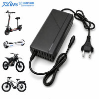 Chargeur de batterie universel pour vélo électrique 72V 5A, adaptateur de charge rapide pour vélos électriques au lithium/à l'acide-plomb avec entrée AC 100-240V