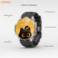 Reloj Inteligente con Control Remoto Infrarrojo para Aire Acondicionado, Pantalla AMOLED, Tarjeta SIM, Llamadas por Bluetooth, OEM, ODM, Venta al Por Mayor