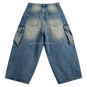 AQTQ Pantalones de Nieve Vaqueros Vintage al por Mayor, Fabricante de Pantalones Anchos Holgados de Mezclilla para <span class=keywords><strong>Hombre</strong></span>, Estilo Cargo, para Esquí y Snowboard - Product Image 2