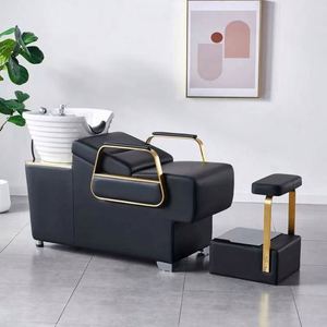 Sillón Lavacabezas Negro para Salón y Lavabo Negro - Compra Clásico Sillón Lavacabezas para Salón de Peluquería Liquidación 2022 - Product Image 2