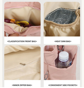 <span class=keywords><strong>Sac</strong></span> à langer multifonctionnel <span class=keywords><strong>pour</strong></span> femme, <span class=keywords><strong>sac</strong></span> à bandoulière, <span class=keywords><strong>sac</strong></span> de rangement extérieur, <span class=keywords><strong>sac</strong></span> de <span class=keywords><strong>maternité</strong></span> - Product Image 5