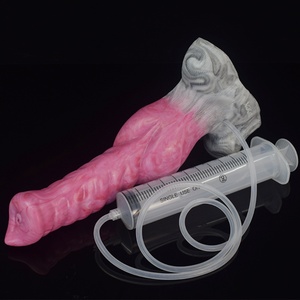 FAAK New Series Squirting <b>Dildo</b> with Injector Monster Ejaculating <b>Dildo</b> for Women Beast Penis Kinky Silicone Sex Toy - Product Image 2