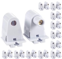 Base de douille à plongeur fluorescent de remplacement pour ampoule LED T8 T10 T12 à broche unique FA8 8 pieds