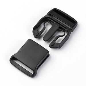 Accesorios de Hebilla de Plástico de 20 mm de Diámetro Interior, Negros, Ajustables, para Correas de Mochila y Riñonera - Product Image 3