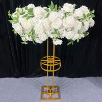 Supports floraux métalliques pour mariage, décoration de table, accessoires de décoration de vitrine, guides de chemin et accessoires floraux pour allées.