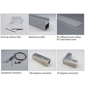 陽極酸化T5ヒートシンクアルミニウムLEDプロファイルを備えた内蔵ドライバーハイパワーLEDバー - Product Image 3