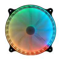 Ventilateur de refroidissement CPU pour PC Gaming, dissipateur thermique en cuivre ARGB 20cm 5V/3PIN à roulement fluide, silencieux 23dBA, garantie 1 an, pour boîtier d'ordinateur et refroidissement liquide
