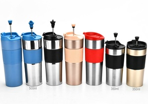 Mug à café isotherme à double paroi, tasse en acier inoxydable, mug de voyage thermique - Product Image 2