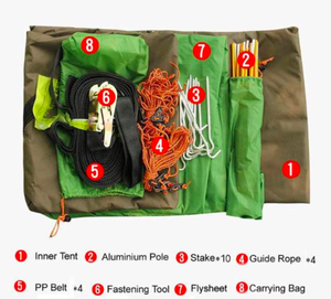 Tente d'arbre suspendue familiale <span class=keywords><strong>de</strong></span> luxe <span class=keywords><strong>pour</strong></span> 1 à 2 personnes <span class=keywords><strong>pour</strong></span> le Camping - Product Image 4