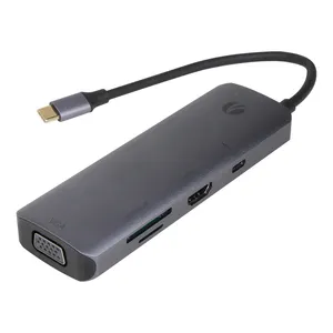 OEM高品质USB C型扩展坞笔记本转换器9端口USB2.0 3.0 USB C适配器