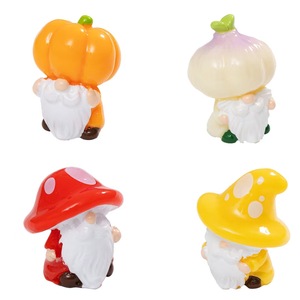 NOVITÀ 2026: Statuette Artistiche Dipinte a Mano di <span class=keywords><strong>Funghi</strong></span> e Gnomi in Miniatura, Decorazioni per Giardino delle Fate, Figurine in Resina per Bonsai - Product Image 1