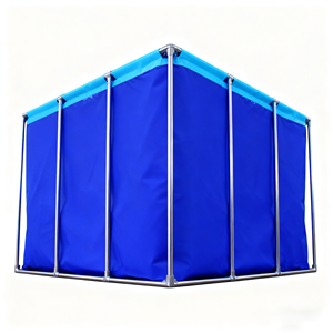 Réservoir de piscine de cadre d'acier inoxydable, étang de stockage d'eau de toile de PVC pour <span class=keywords><strong>la</strong></span> natation de pisciculture - Product Image 2