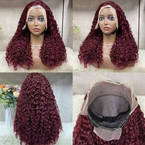 Vente en gros perruque super doublement étirée haute densité 13x4 HD Lace Front cheveux humains sans colle perruque de cheveux humains femmes noires cheveux brésiliens - Product Image 2