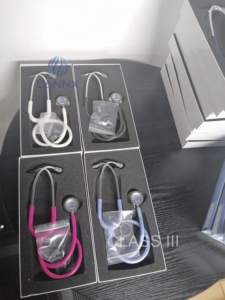 Estetoscopio médico de acero inoxidable, estetoscopio de doble cabeza - Product Image 3