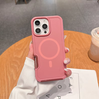 Étui de téléphone magnétique antichoc pour iPhone 16 Pro Max, étui de téléphone personnalisé en gros pour iPhone