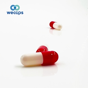 Wecaps Rood Wit Maat 0 Lege Gelatinecaples Hoge Kwaliteit Holle Gelatine <span class=keywords><strong>Capsule</strong></span> Lege Pil <span class=keywords><strong>Capsule</strong></span>