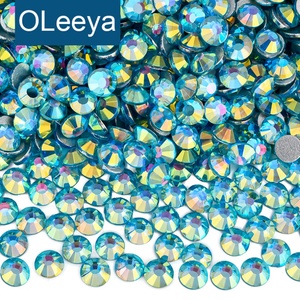 OLeeya - Pedrería de Cristal de Aguamarina Mágica Personalizada para Disfraces y Ropa de Baile - Product Image 1