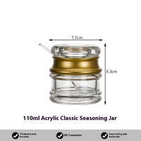 Meilleur nouveau set de pots à épices pour hôtel en mélamine plastique, pour sel, sucre, piment, poivre, compatible lave-vaisselle, écologique, pour cuisine