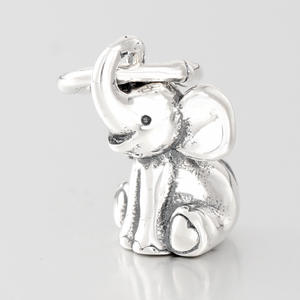 Venta al por mayor 925 plata esterlina DIY <span class=keywords><strong>encanto</strong></span> pulsera nuevo elefante inteligente colgante romántico oro circón caliente Animal dibujos animados <span class=keywords><strong>encanto</strong></span> - Product Image 4