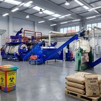 Machine de traitement des déchets animaux certifiée CE CM-1T/Batch avec 133 ℃   Désinfection à haute température pour la récupération des ressources MBM et des graisses