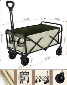 <span class=keywords><strong>Chariot</strong></span> <span class=keywords><strong>pliable</strong></span> en gros à prix avantageux, <span class=keywords><strong>chariot</strong></span> utilitaire portable <span class=keywords><strong>pliable</strong></span> à 4 roues pour le camping, la plage, le <span class=keywords><strong>jardin</strong></span> et les activités <span class=keywords><strong>de</strong></span> plein air - Product Image 3