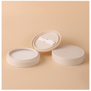 Offre Spéciale – Pots de Luxe en PP Kaki de 300 ml et 400 ml pour <span class=keywords><strong>Beurre</strong></span> Capillaire et Gommage, avec Logo <span class=keywords><strong>Personnalisé</strong></span> et Cuillère, pour Crème Visage - Product Image 6