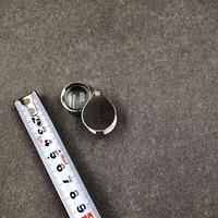 High-quality 30x Folding Metal Diamond Jewelry Identification Glass Lens Magnifying Glass