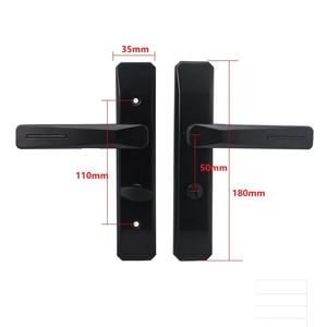 Juego de Cerraduras para Puertas de Baño y Aseos de Aluminio, Control Táctil, Diseño Moderno, Fácil Instalación, Sin Llave, Tamaño de 110 mm, para Uso en Hoteles y Villas - Product Image 5