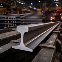Rail de voie ferrée en acier au carbone laminé à chaud, profilé, rail lourd, rail léger, longueur personnalisée, prix usine