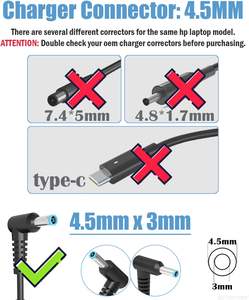 อะแดปเ<span class=keywords><strong>ต</strong></span>อร์<span class=keywords><strong>ชาร์จ</strong></span>แล็ปท็อป2.31A 45W 19.5V ใช้ได้กับ <span class=keywords><strong>HP</strong></span> 741727-001 721092-001 719309-001 HSTNN-DA40 ADP-45WD B - Product Image 3