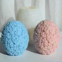 Handgemachte Schokolade Dekor Silikon form für Ei Blume Ball Kerze Gips Aroma therapie Seifen harz DIY Tool