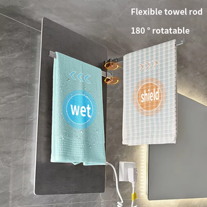 <span class=keywords><strong>Toallero</strong></span> de calefacción de <span class=keywords><strong>roca</strong></span> inteligente montado en la pared Desinfección de temperatura constante Baño <span class=keywords><strong>Toallero</strong></span> de calefacción eléctrica - Product Image 6