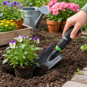 Herramienta de Jardinería de Acero para Plantar, Cavar y Trasplantar, con Mango de Agarre Suave - Product Image 5