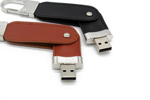 Executive Lederen Type Usb <span class=keywords><strong>Flash</strong></span> Drive 2.0 3.0 8Gb 32Gb Compacte En Draagbare Lederen Draaibare Pen Drive Promotionele Usb Stick - Product Image 2