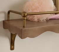 Étagère murale moderne en bois avec supports métalliques, étagère flottante pour le rangement et la décoration du salon, de la chambre et de la maison
