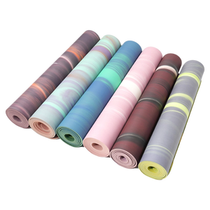 Hot verkopende yogamat met aangepast logo, tie-dye, biologisch, natuurlijk rubber, fitness, multicolor - Product Image 1