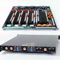 Amplificateur de puissance DSP 4 canaux 4x2000W à 8 ohms Classe D avec SNR >106dB Modèle DSP2004 pour systèmes Line Array (Métal 10Hz-34kHz)