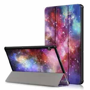 Slim מתקפל Trifold Stand מקרה Tablet כיסוי עבור Huawei Mediapad T3 7 8 10 T2 פרו M3 לייט