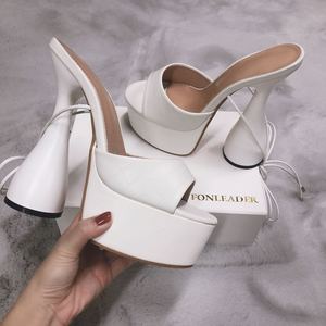 Size 35-42 <b>Pole</b> <b>Dance</b> Strappy Sandalias Tacon Strange Lace up 2025 Sandals Platform Heels for Women - Product Image 5