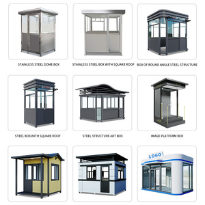 Maison mobile modulaire préfabriquée portable pour usine, conteneur détachable, caserne de sécurité, poste de garde, abri - Product Image 2