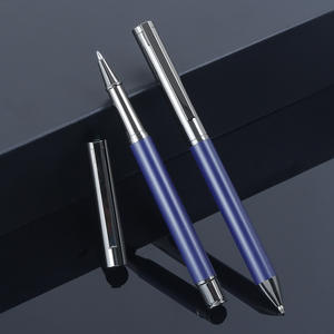 <span class=keywords><strong>Penna</strong></span> <span class=keywords><strong>Stilografica</strong></span> in Metallo Nero Opaco con Punta in Acciaio Inox per Studenti, Confezione Regalo Sfusa - Product Image 3