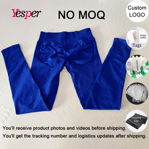 <span class=keywords><strong>Leggings</strong></span> da Yoga e Palestra per Donna, Vita Bassa Elastica, Traspiranti, Senza Cuciture, Comodi, Vendita all'Ingrosso - Product Image 1