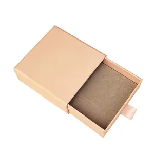 맞춤형 크래프트 독특한 슬라이드 아웃 매치 서랍 판지 종이 보석 선물 포장 상자