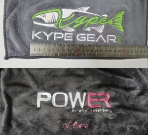 Microfiber 선전용 까만 색깔 목 수건 주문 hight 질 디자인 로고를 가진 옥외 체조 요가 수건 - Product Image 4