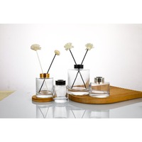 Bouteille en verre vide de luxe personnalisée 80ML 100ML 150ML 200ML pour diffuseur de parfum à bâtonnets